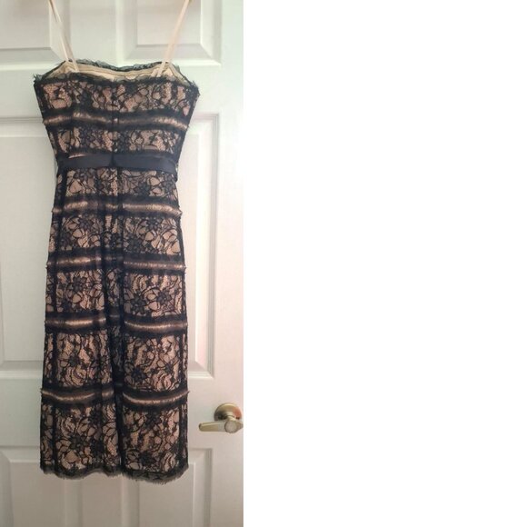 BCBG Max Azria Black and Pink Dress - Picture 4 of 4